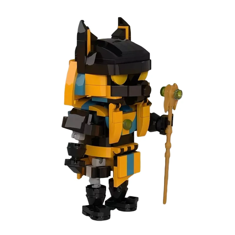 

BuildMoc Underworld Death Dog God Building Blocks Set Ancient Reapers Desert Pyramid Patron for Brickheadz Bricks Toys Children