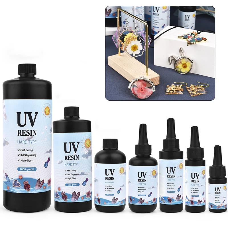 Hard UV Resin Glue Clear Ultraviolet Curing Epoxy Resin UV Glue