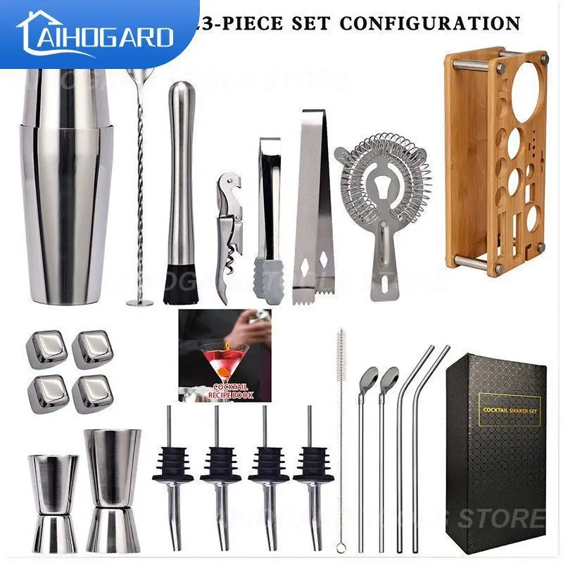 

Cocktail Bartending Tools Stainless Steel Creative Bartender Set Cocktail Shaker Set Cocktail Removable 2023 New Hot