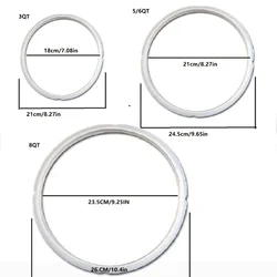 Premium Food Grade Silicone Sealing Ring (8qt)