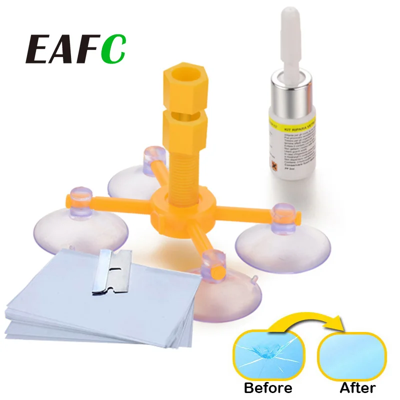 car glass repair car glass repair tool Car Glass Repair Kit Quick Fix Car Cracked Glass Windscreen Repair Tool Kit Resin Sealer DIY Auto Window Screen Polishing