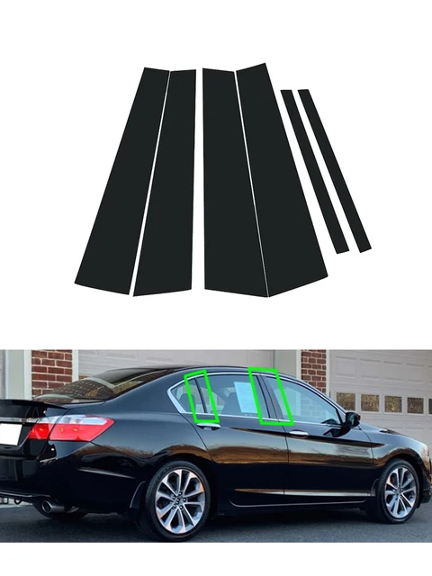 に適合する アコード 2008 2009 2010 2011 2012 に適合する クローム カー ウィンドウ ドア に適合する アコード 2008 2009 2010 2011 2012 に適合する クローム カー ドア ウィンドウ ピラー ポスト