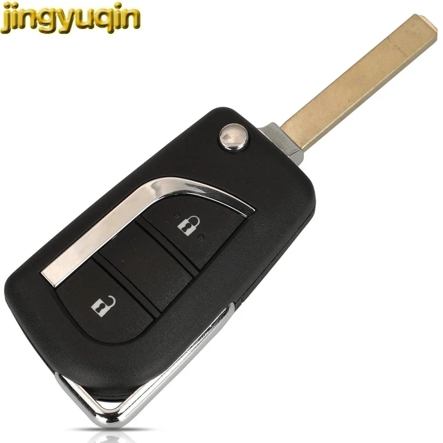 Jingyuqin Auto Schlüssel Alarm ID46/70 Chip 434MHZ Upgrade Für Toyota Aygo  Peugeot 106 107 Citroen c1 2005-2014 2B Remote Fob KEINE Logo - AliExpress