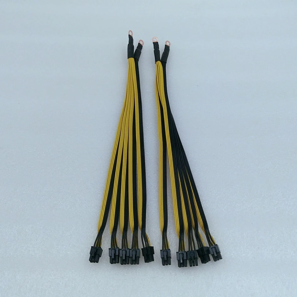 Connettori A 6Pin Cavo Di Alimentazione Sever Pcie Express Per Innosilicon A9 A8 Antminer S9 L3 Z9 E3 Bitmain Miner Psu Cable