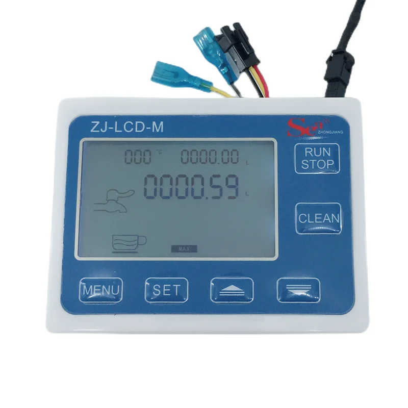ZJ-LCD-M Display Controller for Hall Flow Sensor Total Flow and Set How Many Liquid Out Quantitative turbine flow sensor