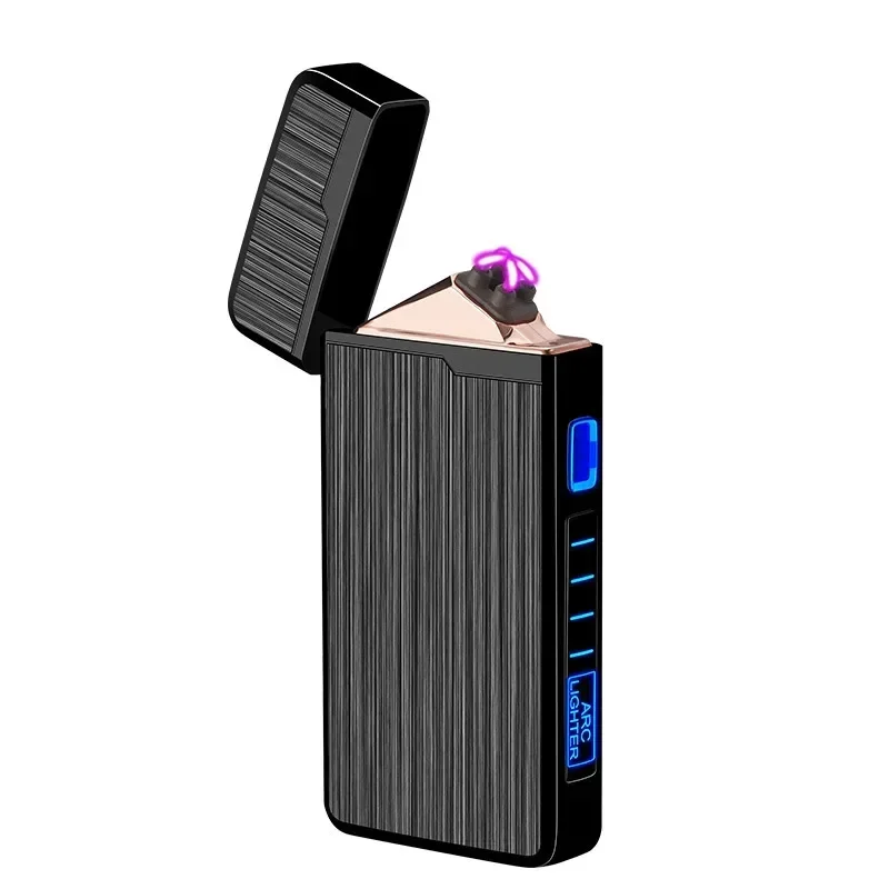 Touch Sensitive Lighter Plasma Dual ARC Touch Sensitive Lighter USB Rechargeable Windproof Flameless Lighter Gift for Men