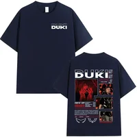 Rapper Duki ADA Tour Merch T-shirt Men's Women Clothing Cotton Cozy Oversized T-shirts Hip Hop Short Sleeve T Shirts Streetwear 2