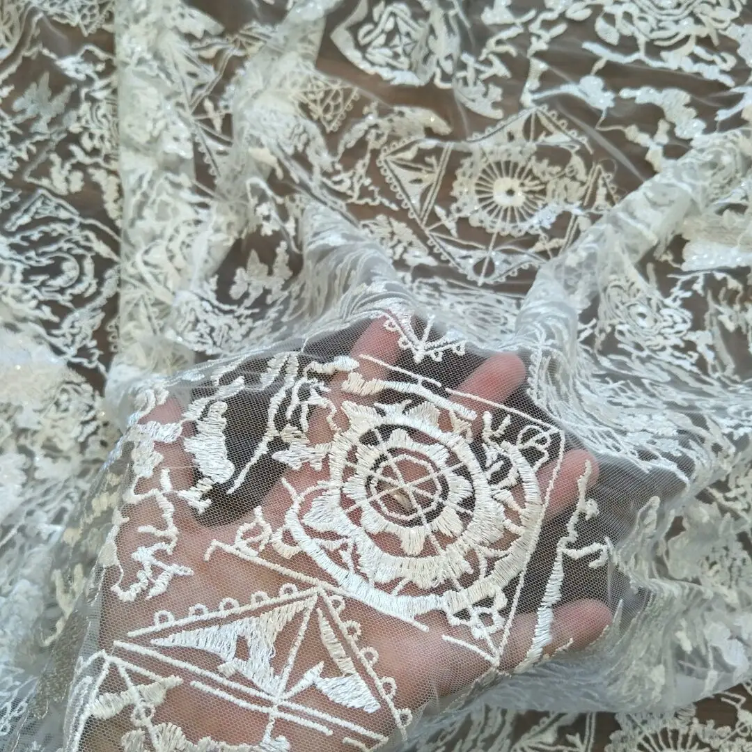 Zuhair Murad Abito Da Sposa Abito In Tessuto Di Pizzo Paillettes Pizzo Vendere A Misura