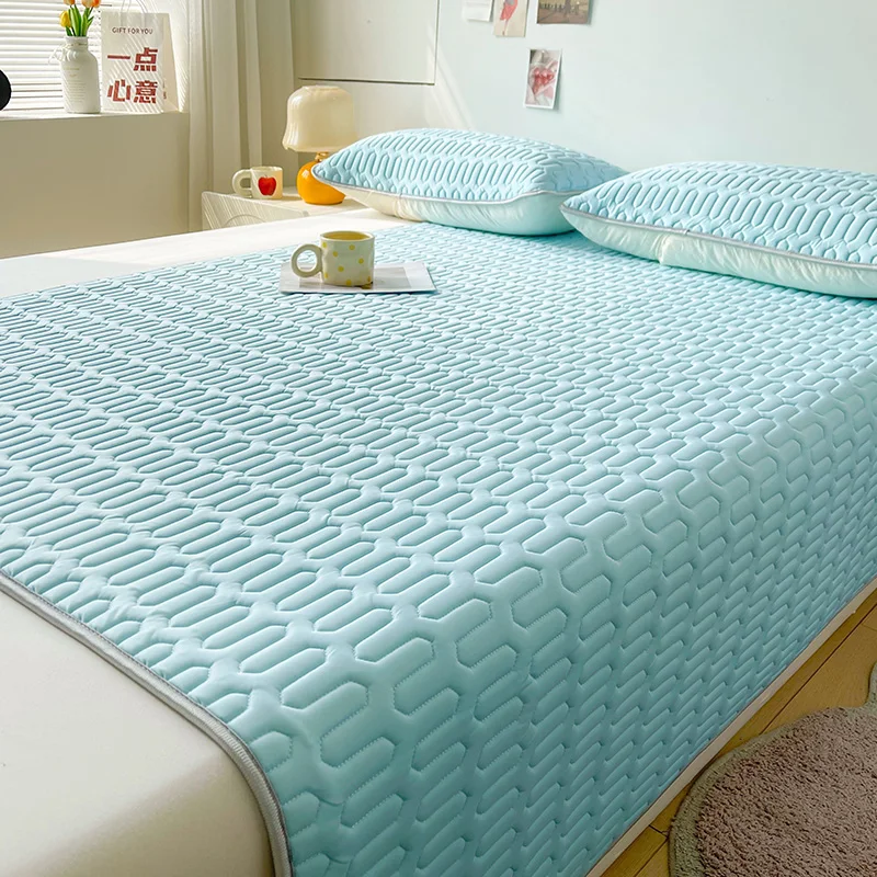 Thin Mattress Cover Summer Mat Dust Mat Air-conditioning Mattress Quilted Protector Bedding Set Girl Bedroom 120 150 Mattress Cover