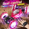 RC Car 4x4 Remote Control Cart Stunt Gesture Sensing 1/12 RC Drift Car With LED Light Deformation Novel Toys For Children Toys 2