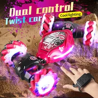 RC Car 4x4 Remote Control Cart Stunt Gesture Sensing 1/12 RC Drift Car With LED Light Deformation Novel Toys For Children Toys 2