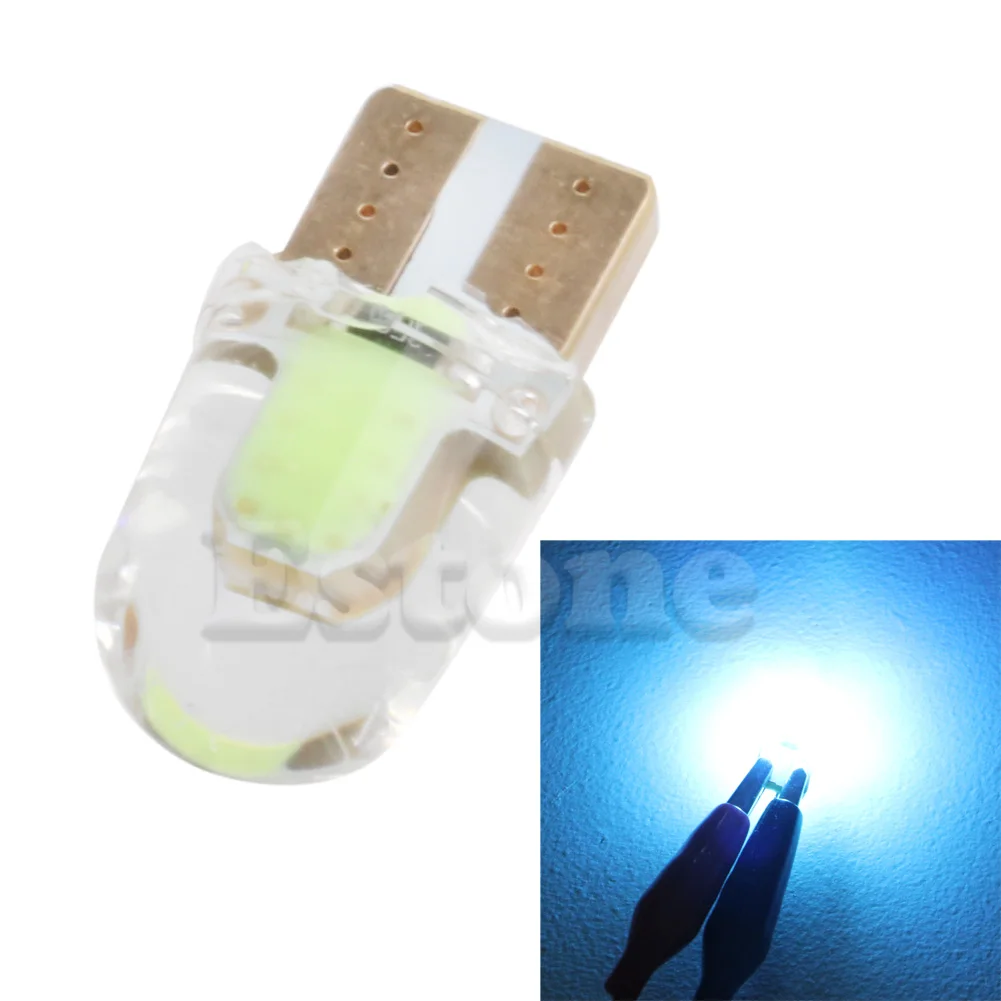 

2023 New White LED Canbus T10 W5W 194 168 Car Light Bulb 8 Chips Bulbs Auto Silicone Interior Reading Lamp 12V