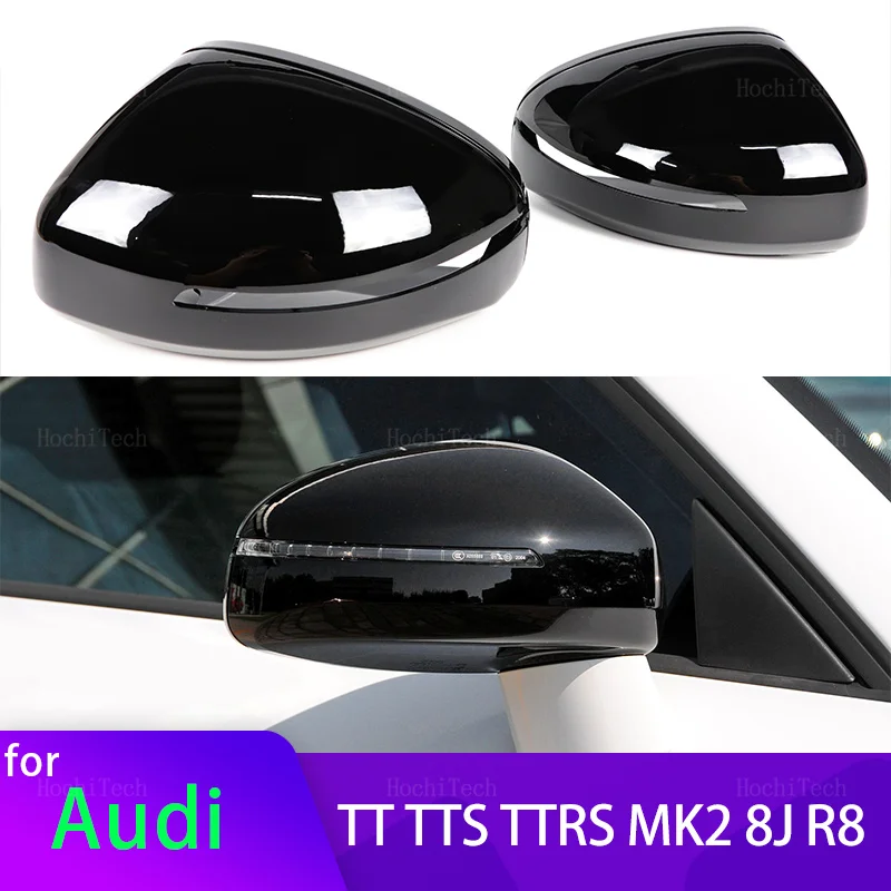 1 Paio Di Tappi Per Specchietto Retrovisore Per Auto Con Rivestimento Laterale Per Retrovisione Per Audi Tt Tts Tt Rs 8J Mk2 07-14, R8 42 07-15 Sostit