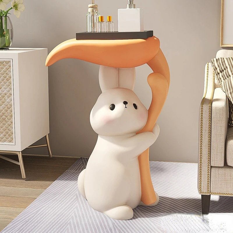 

75cm High Sofa Rabbit Floor Decoration Ornaments Home Accessories Bedside Side Tables Living Room TV Cabinet Decoration Storage