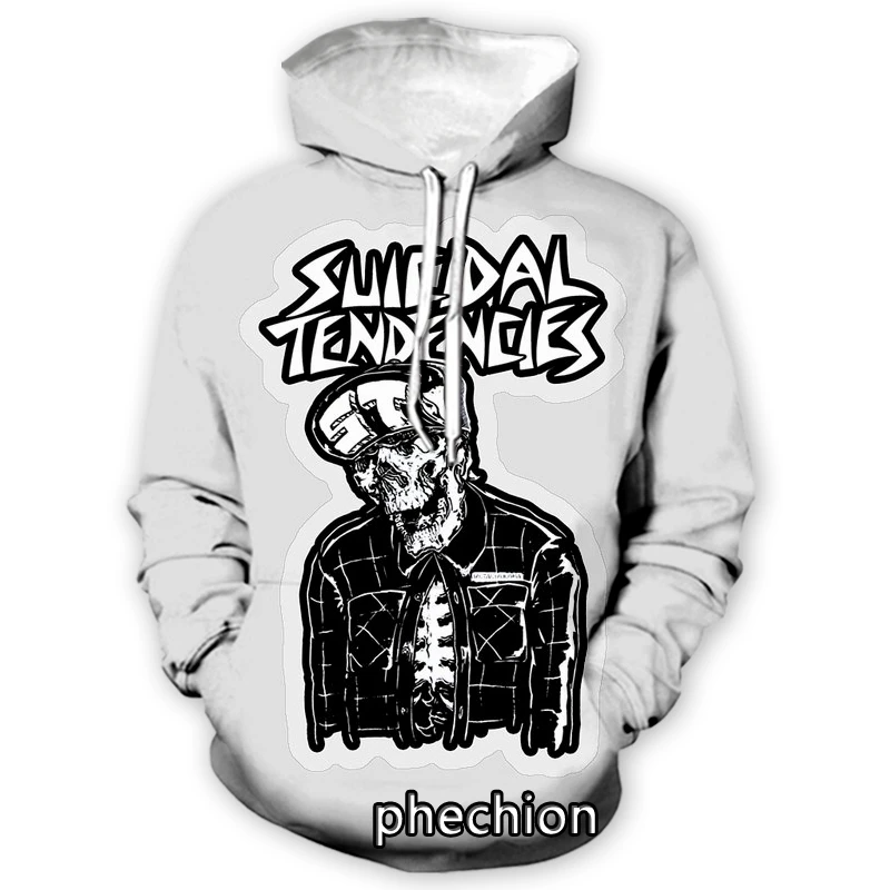 

phechion New Fashion Men/Women Suicidal Tendencies 3D Print Casual Sweatshirt Hoodies Streetwear Men Loose Sporting Hoodies H35