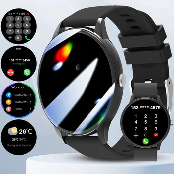 1.28 Inch Smart Watch for Men and Women,Wireless Call Watch, Calculator,Sleep,Alarm Clock, for Iphone Watch 1