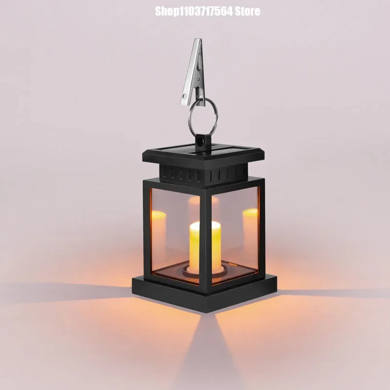 Solar small palace light outdoor waterproof garden hanging light wall light balcony decorative light