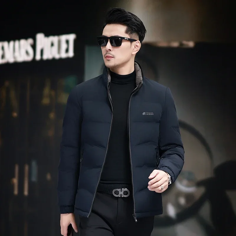 thumbnail image 1 of Chaqueta de plumón ligera para hombre, ropa de diseñador, chaqueta acolchada de lujo para hombre, abrigo de invierno cálido e informal, 1 of 5