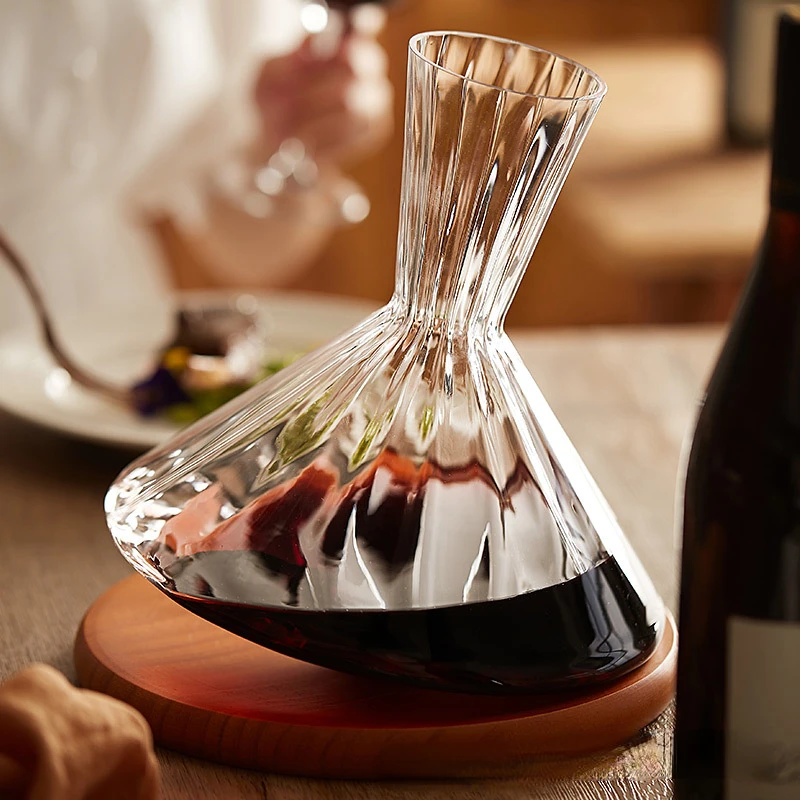 Tanio Crystal wine decanter household luxury sklep