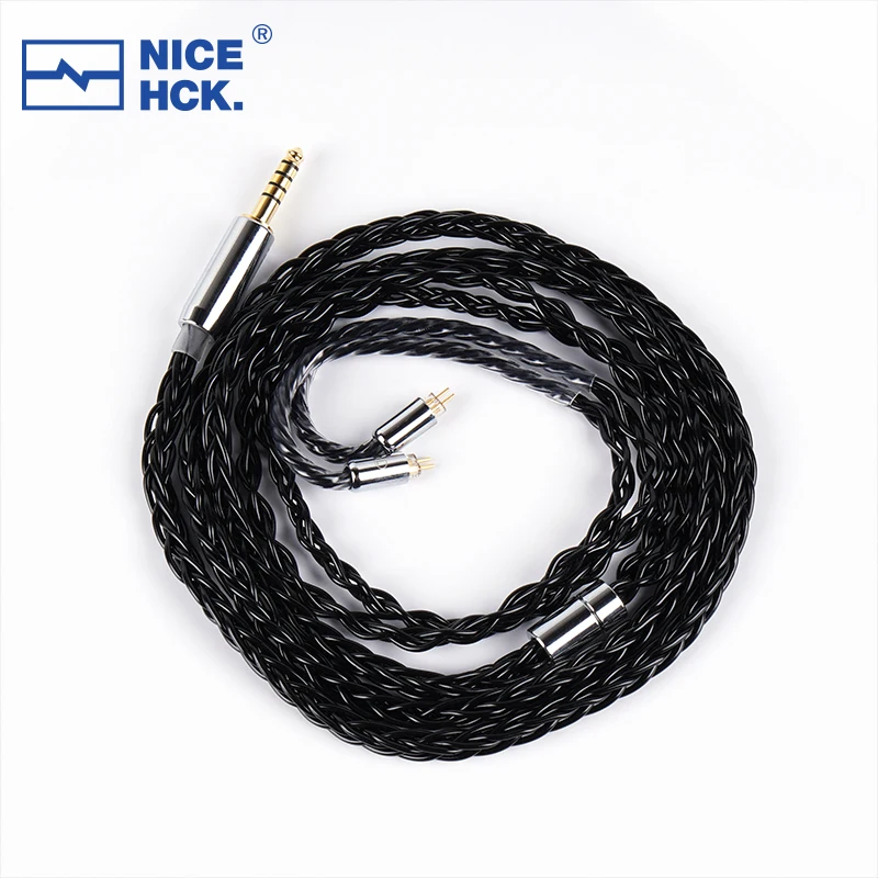 Nicehck-blackcat Zinc Cobre Liga Fone de Ouvido Cabo Óleo Embebido Ultra Vertentes Hifi 4.4 Mmcx 2pin para Zero Cadenza Lan Tangzu Fudu - Image 4