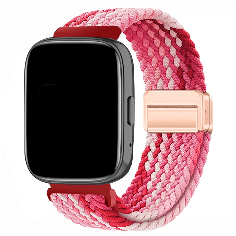Braided Nylon Solo Loop Band with Magnetic Buckle