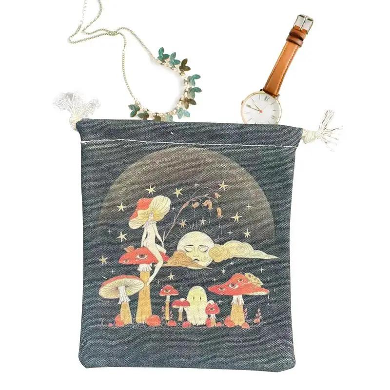 

Tarot Storage Pounch Tarot Rune Bag Drawstring Pouch Thick Jewellery Pouches Protective Bag