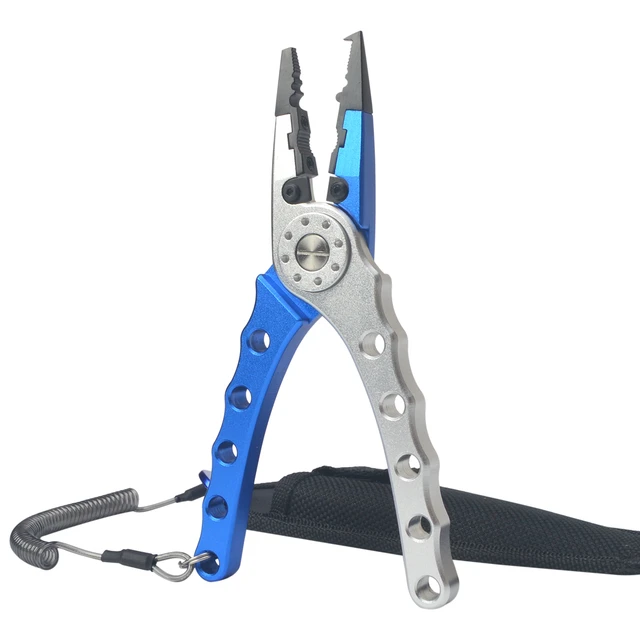 Stainless Steel Fishing Pliers Fishing Line Scissors Cutter Multifunctional  Bag High Quality Plier Fishing lip grips