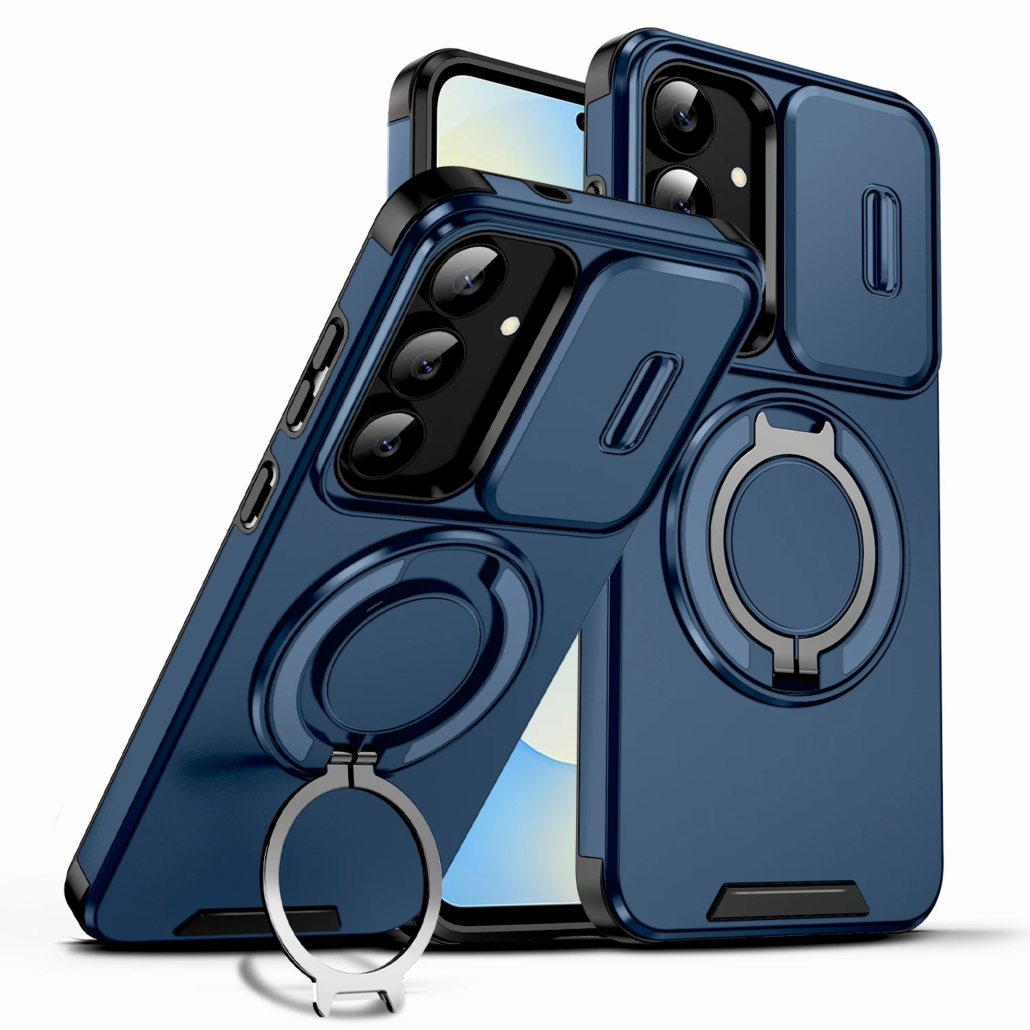 Slide Cap Cover Case with Stand Functionality