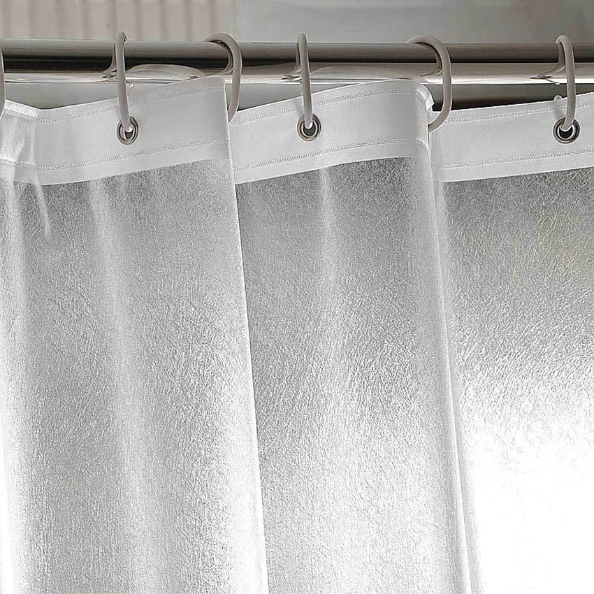 Water Cube Shower Curtain Transparent Waterproof 3D EVA Bath Curtains Liner for Bathroom Bathtub Bathing Cover with Hooks shower curtains
