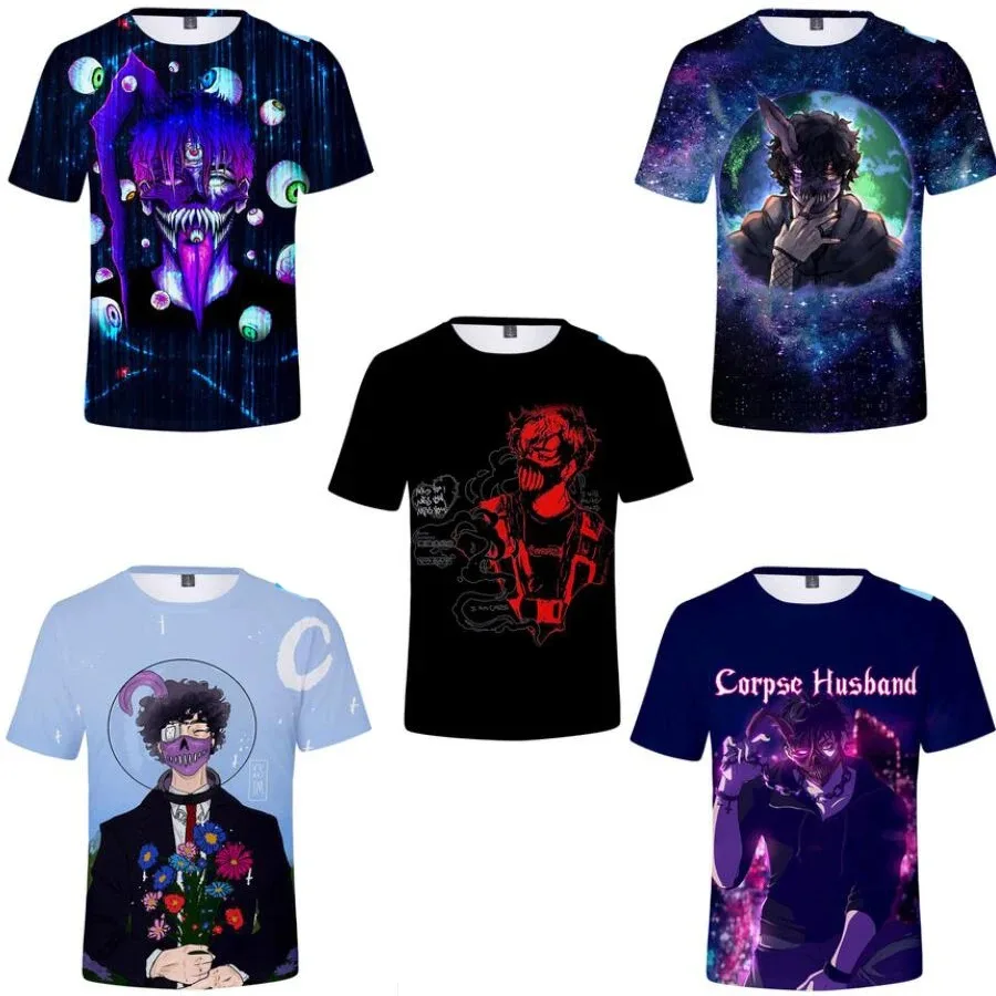 

Cadáver marido merch impressão 3d t camisa feminina verão moda manga curta engraçado tshirt hipster legal gráfico t streetwear