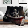National Hero Yahya Sinwar Throw Blanket Soft Plaid With Print Throwing Sofas Blankets for Decorative Sofa Plead Cover King Lid 3