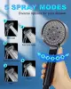 Shower Head for Bathroom Tap High Pressure Shower Head Filtered Adjustable Water Saving One-key Stop  Massage Nozzel Bathroom 1