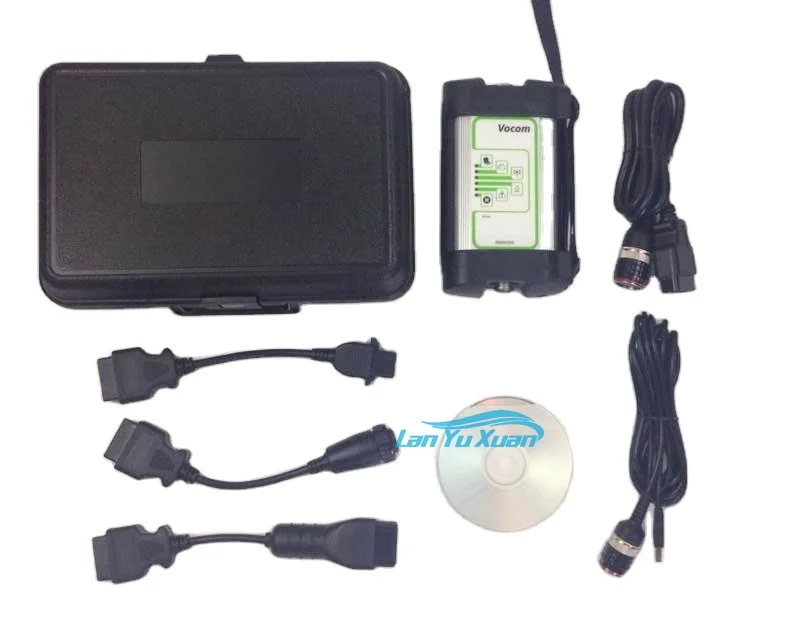 Good quality Truck Diagnosis Tool 2.7 Tech Tool Construction Diagnostic Scanner Vocom 88890300 communication adapter group fx1n 485 bd plc rs 485 communication new original 100% test good quality