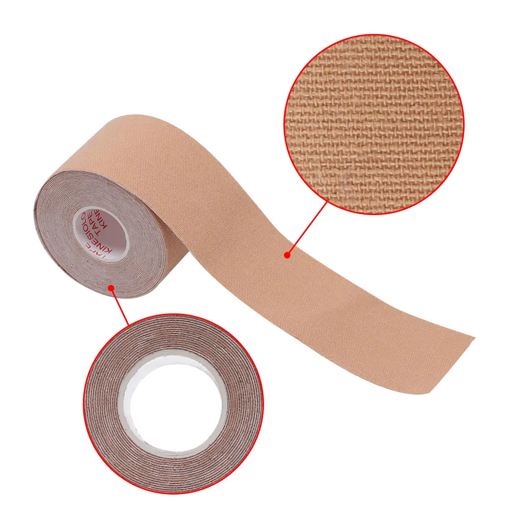 Waterproof Muscle Support Adhesive Elastic Kinesiology Tape Recovery Pain Relief Knee Pads Support for Gym Fitness Bandage sports tape