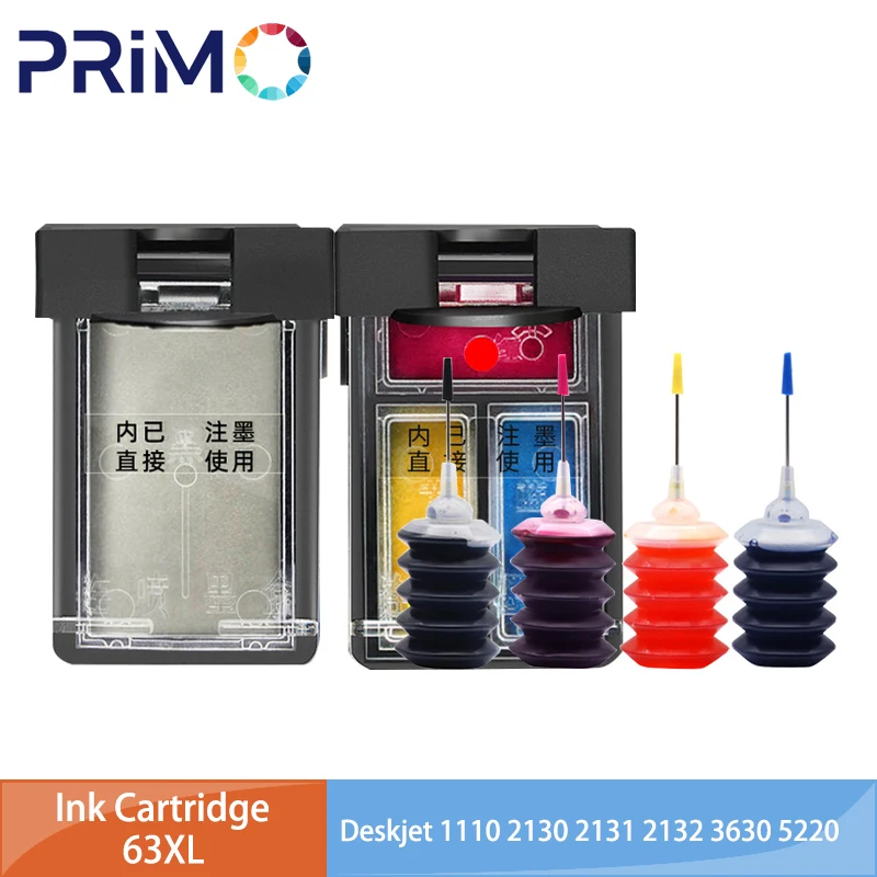 Cartuccia Di Inchiostro Ricaricabile 62 62Xl Rigenerata Per Stampante Hp62Xl Per Hp 5540 5640 7640 5646 5546 5541 5542 Officejet 5543