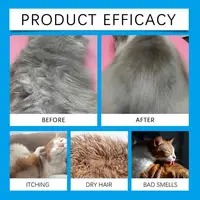 Flea Shampoo For Cats No Rinse Quick-Drying Cat Shampoo Licking Safe Dry Shampoo 60ml Gentle Foam Shampoo For Cats Deep 5