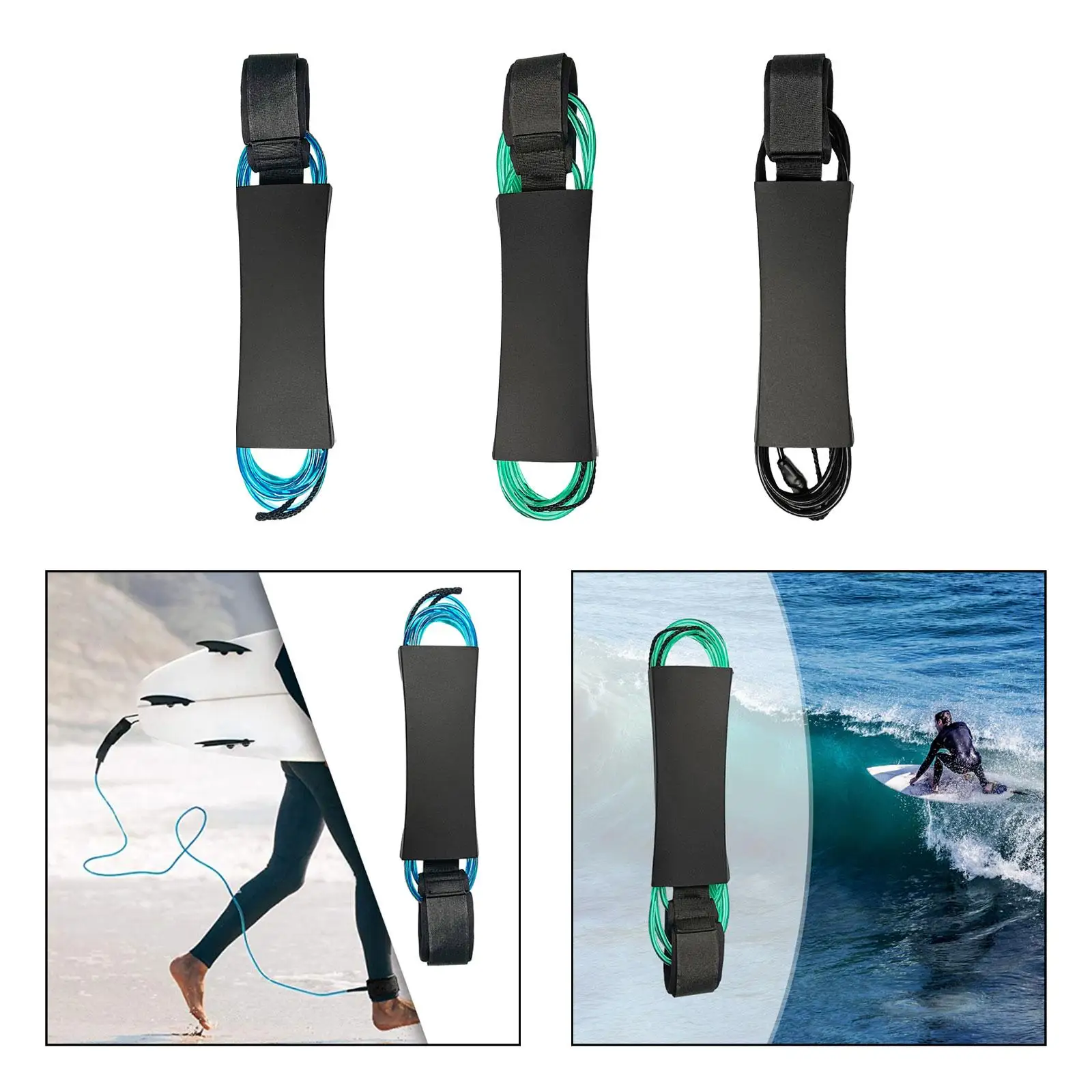 Surfing Ankle Leash Boarding Surfboard Leash Accessories for Boards Stand up Paddle Board Paddleboard Longboard Men Women