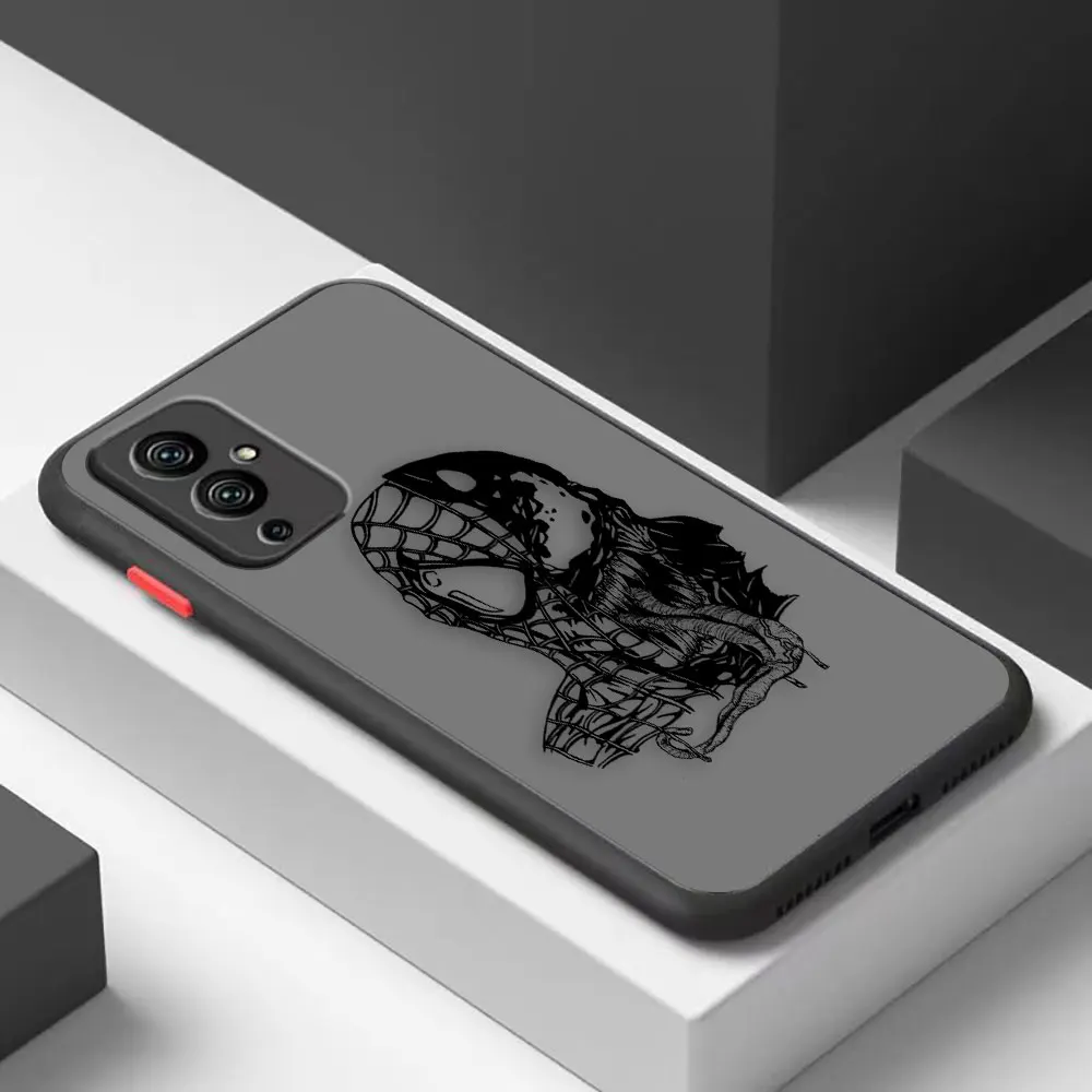 thumbnail image 1 of Matte Case for Oneplus 10 9 8T 8 7 7T 6 6T 5T PRO NORD CE 2 N10 N100 5G Case Funda Coque Capa Shell Marvel Spiderman Venom LOGO, 1 of 5