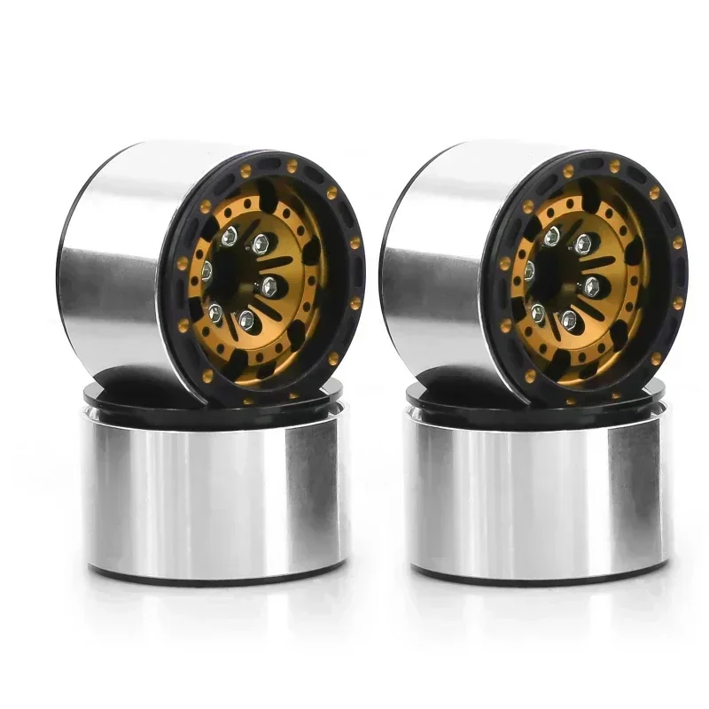 1.0 Inch Aluminum Wheels 4PCS 1.0 Inch Deep Dish Beadlock Wheels For ...