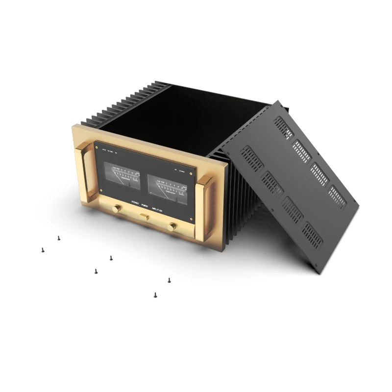 

Алюминиевое шасси усилителя звука A65, Hi-Fi усилитель мощности класса А, большая модель, может быть установлена схема ACCUPHASE A65 для самостоятельной сборки