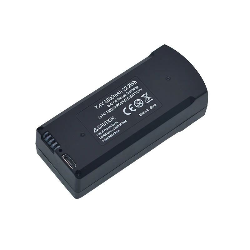 V198 PRO MAX brushless GPS obstacle avoidance remote control drone quadcopter accessories 7.4V 3000Mah battery RC Drone Battery RC Battery Drone Battery USB/5To1 cable