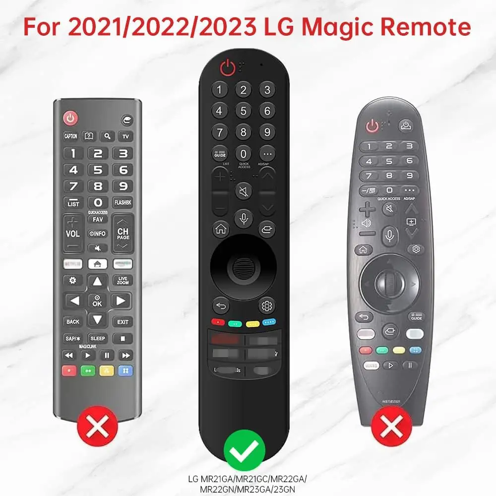 Remote Control Case for LG MR21GA MR23GN 22 MR24GA OLED Smart TV Magic MR22GN AKB76039902 Silicone Protective Cover Dropshopping 2