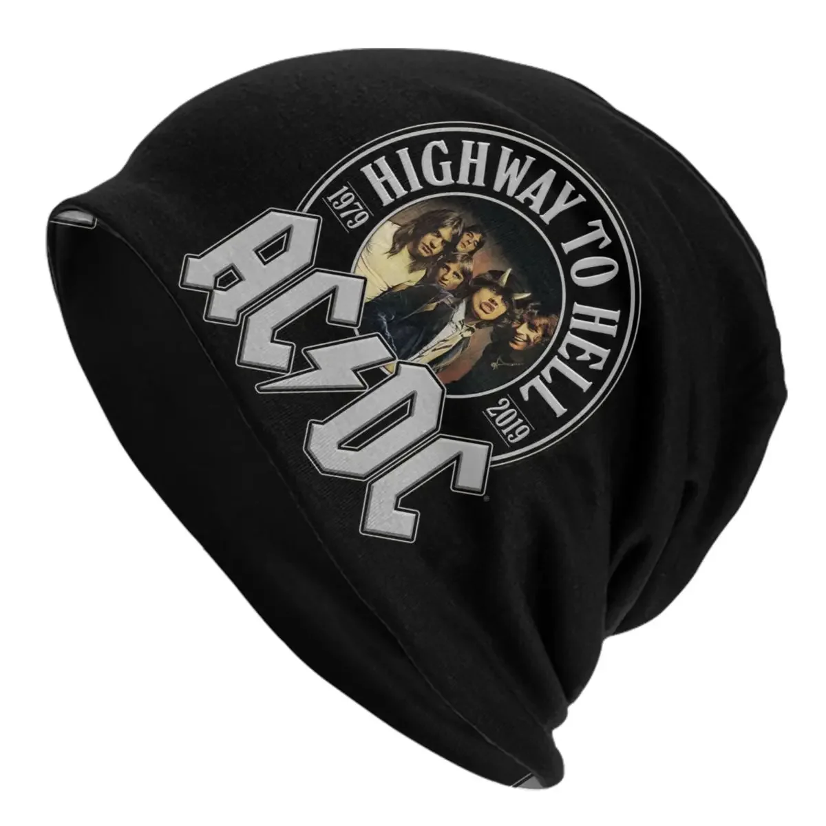 

Rock AC Beanie Cap Winter Warm Bonnet Homme Knit Hats Hip Hop Outdoor Ski Heavy Metal Music Band Skullies Beanies Hats