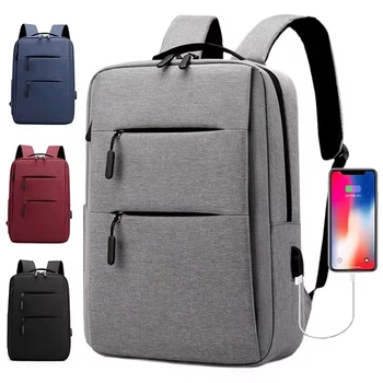 Borsa da viaggio per uomo e donna, borsa per laptop multistrato con cerniera, 13 pollici, 14 pollici, 15 pollici, zaino per computer, zaino da lavoro