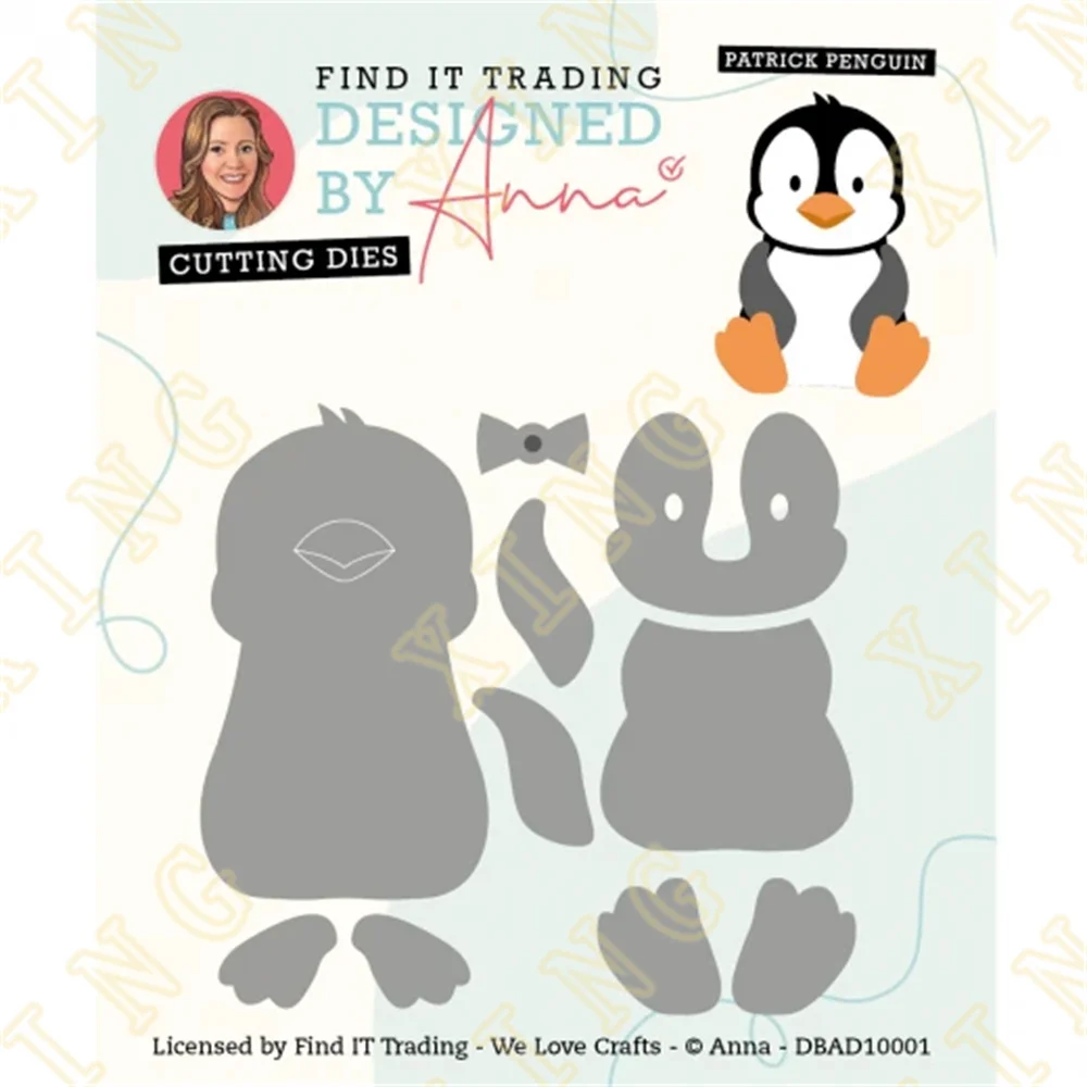 

Metal Craft Cutting Dies Diy Scrapbook Paper Diary Decoration Card Handmade Embossing New Product for 2023 Patrick Penguin