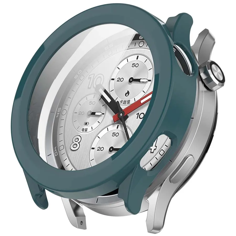 Premium Tempered Glass + PC Protective Case for Smartwatch Screen Protection