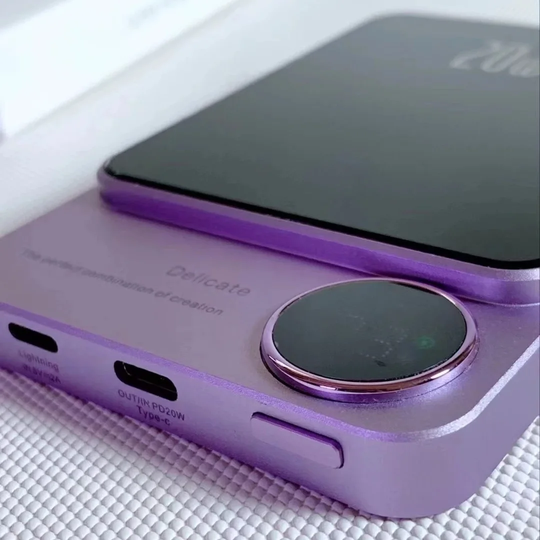 Portable 10000mah Power Bank Portable Charger For iPhone 15 14 13 Samsung External Battery Wirelesss PowerBank For Magsafe