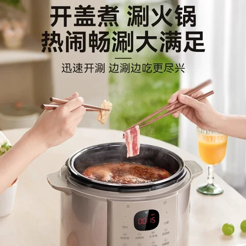 multi-function Electric pressure cooker household  double bile 5-liter pressure cooker rice cooker new smart reservation 5