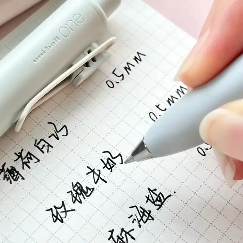 Uni-ball One P Mini Pocket Gel Pen Pen 0.5mm Portable Pen Super Cute Chubby Pen Body UMN-SP Office Accessories Stationery 6