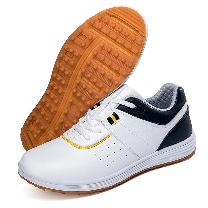 

Professional Golf Shoes Men's Waterproof and Anti slip Golf Sports Shoes Women's Golf Shoes Outdoor Grass Sports Shoes